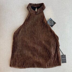 Forever 21 Halter Top Copper